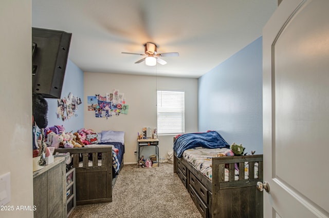 10856 E Primrose Ct, Florence, AZ 85132 - bedroom featuring carpet and a ceiling fan