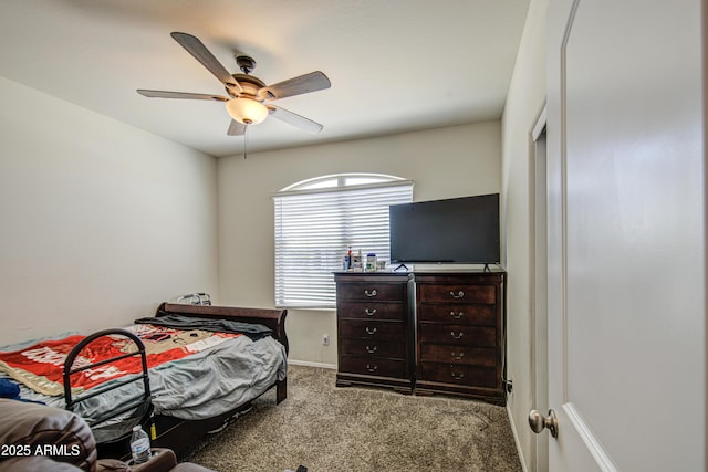 10856 E Primrose Ct, Florence, AZ 85132 - carpeted bedroom featuring baseboards and ceiling fan