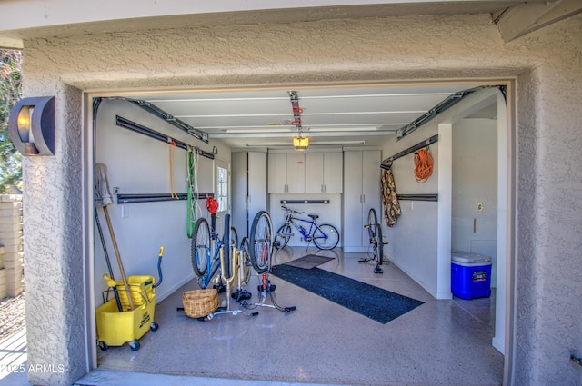 view of workout area