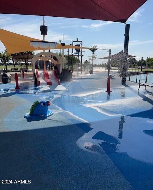 view of community featuring a playground