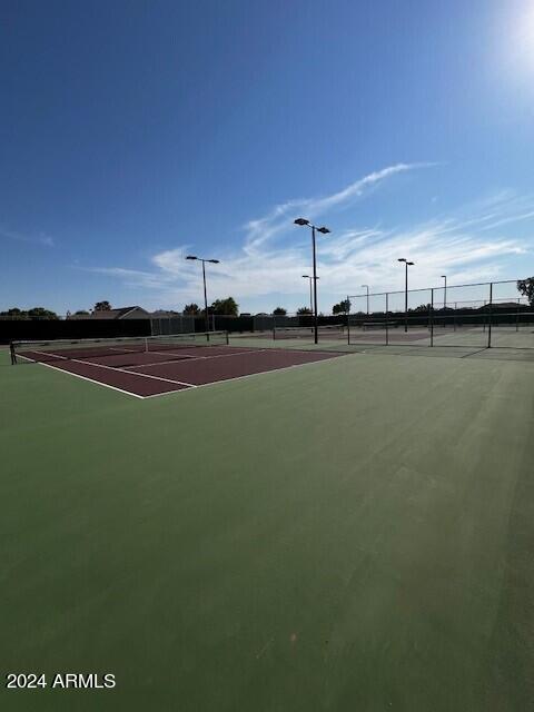 view of sport court