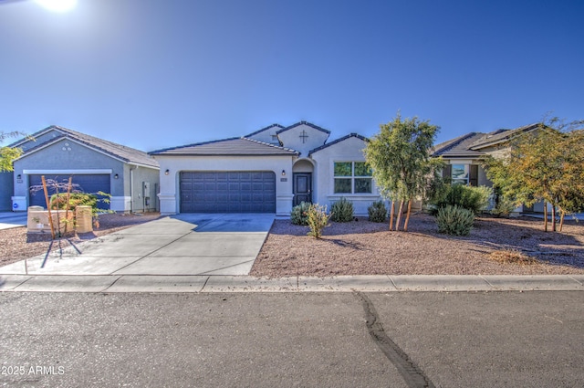 ranch-style house with a garage