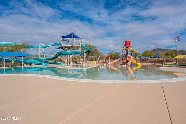 view of jungle gym