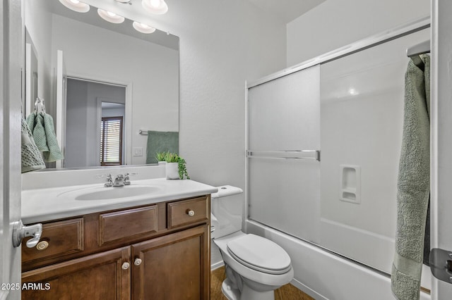 301 S 225th Ave, Buckeye, AZ 85326 - full bath featuring toilet, vanity, and enclosed tub / shower combo