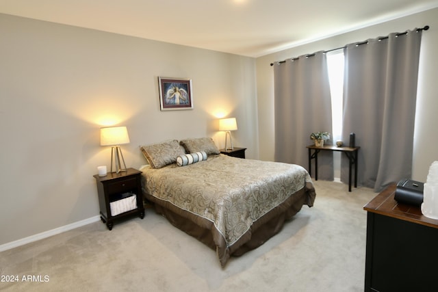 bedroom featuring carpet floors