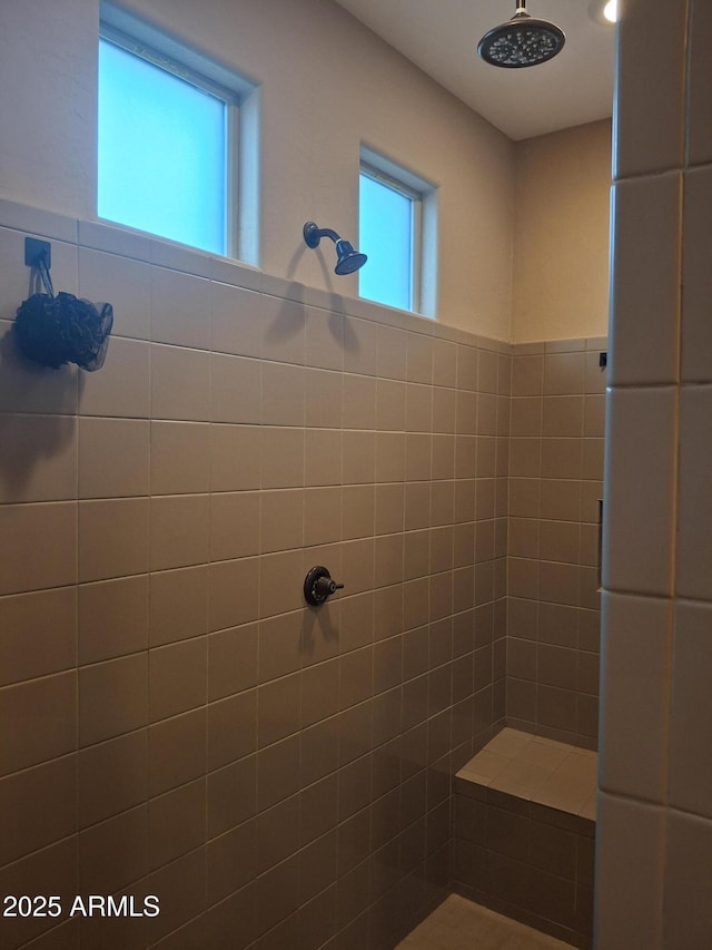 10773 W Prickly Pear Trl, Peoria, AZ 85383 - bathroom with a tile shower