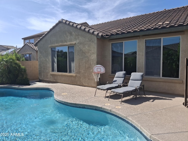 10773 W Prickly Pear Trl, Peoria, AZ 85383 - view of swimming pool featuring a patio area