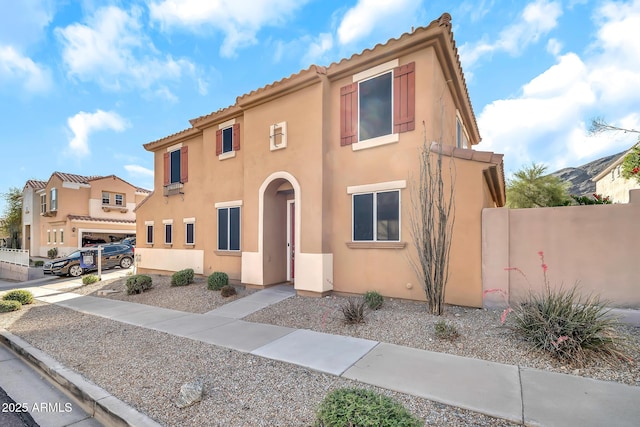 450 W Mountain Sage Dr, Phoenix, AZ 85045 - view of front of property featuring stucco siding and a tiled roof