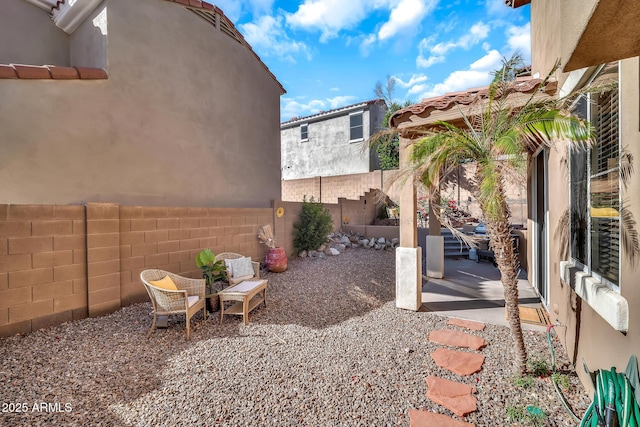 450 W Mountain Sage Dr, Phoenix, AZ 85045 - fenced backyard with a patio