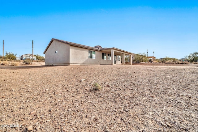 view of back of property