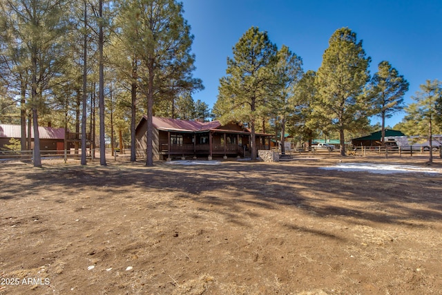 view of front of home