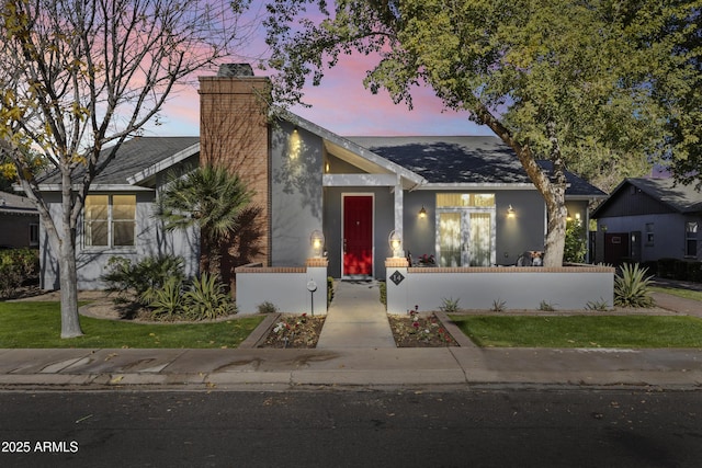 view of front of home