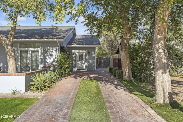 view of ranch-style home