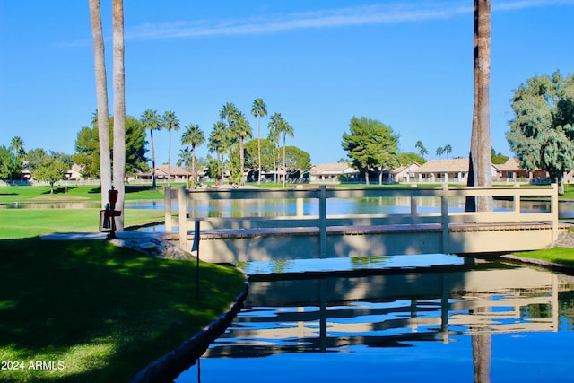 view of water feature