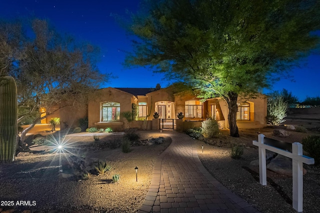 8248 E Arroyo Hondo Rd, Scottsdale, AZ 85266 - view of front of house with a gate