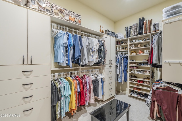 8248 E Arroyo Hondo Rd, Scottsdale, AZ 85266 - walk in closet featuring carpet flooring