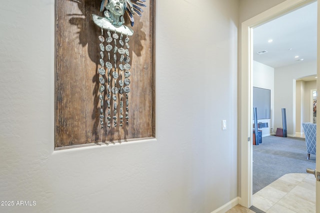 8248 E Arroyo Hondo Rd, Scottsdale, AZ 85266 - hall featuring carpet flooring and baseboards