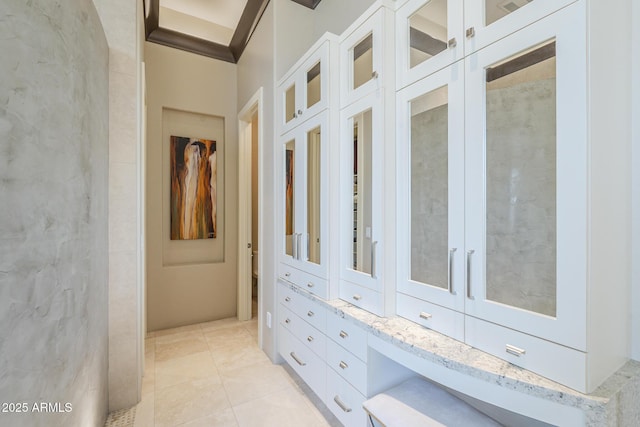 8248 E Arroyo Hondo Rd, Scottsdale, AZ 85266 - hall with light tile patterned flooring and crown molding