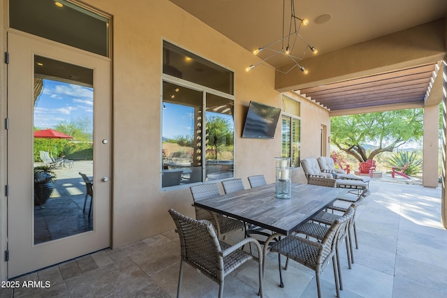 8248 E Arroyo Hondo Rd, Scottsdale, AZ 85266 - view of patio