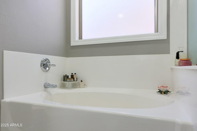 full bath featuring a garden tub