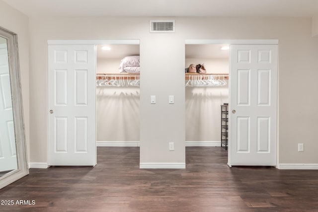 closet with visible vents