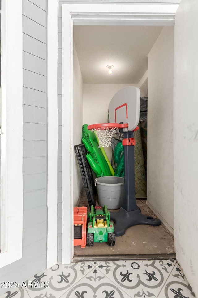 view of storage room