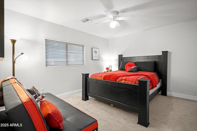 10617 W Daley Ln, Peoria, AZ 85383 - bedroom featuring carpet floors, baseboards, and a ceiling fan