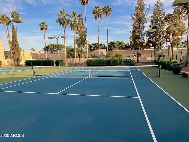 11144 N 109th Way, Scottsdale, AZ 85259 - view of tennis court featuring fence and community basketball court