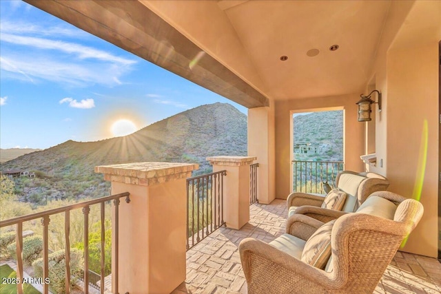 10935 E Grandview Way, Scottsdale, AZ 85255 - balcony featuring a mountain view