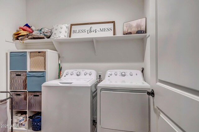 19736 W Turney Ave, Litchfield Park, AZ 85340 - laundry area with washing machine and clothes dryer