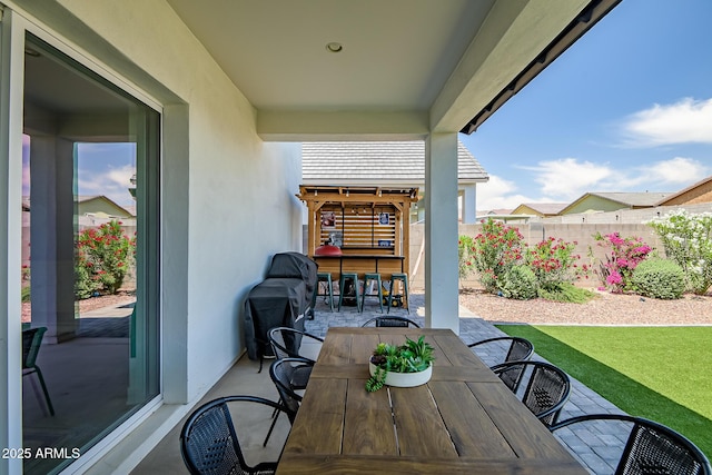 19736 W Turney Ave, Litchfield Park, AZ 85340 - view of patio with outdoor dining space