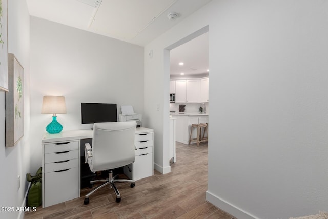 2511 W Queen Creek Rd Unit 174, Chandler, AZ 85248 - office space featuring light wood-type flooring and recessed lighting