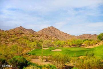 14204 S 179th Ln, Goodyear, AZ 85338 - surrounding community with a mountain view, view of golf course, and a lawn