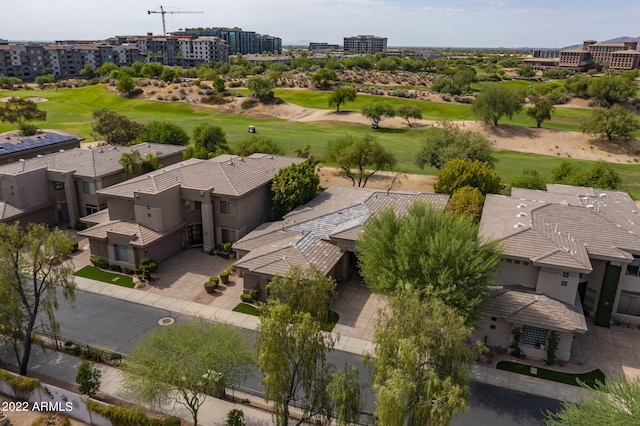 view of aerial view