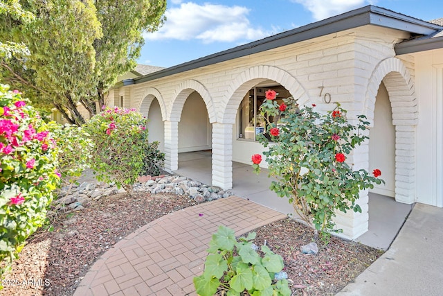 view of entrance to property