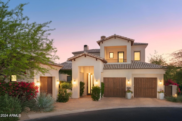 view of mediterranean / spanish house