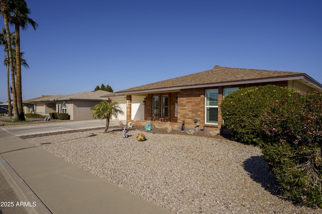 view of ranch-style home