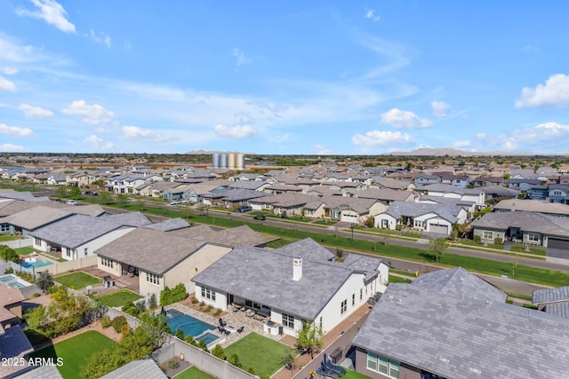 birds eye view of property featuring a residential view