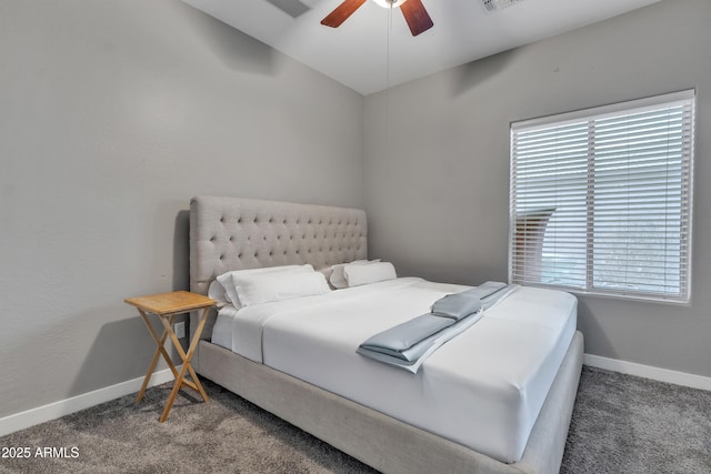 43271 W Little Dr, Maricopa, AZ 85138 - carpeted bedroom with ceiling fan and baseboards