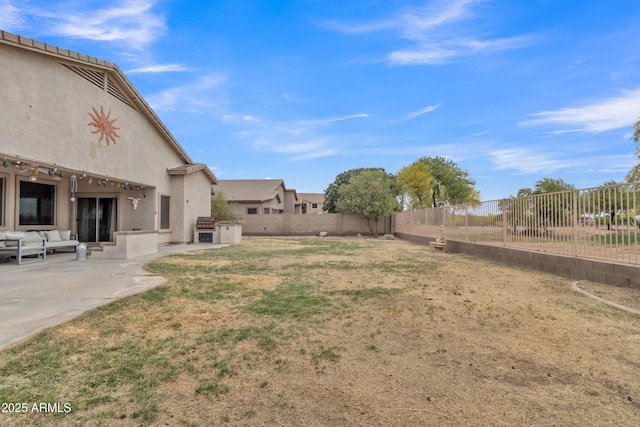 43271 W Little Dr, Maricopa, AZ 85138 - view of yard with a fenced backyard and a patio