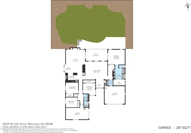 43271 W Little Dr, Maricopa, AZ 85138 - view of layout