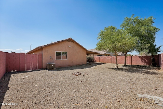 view of rear view of property