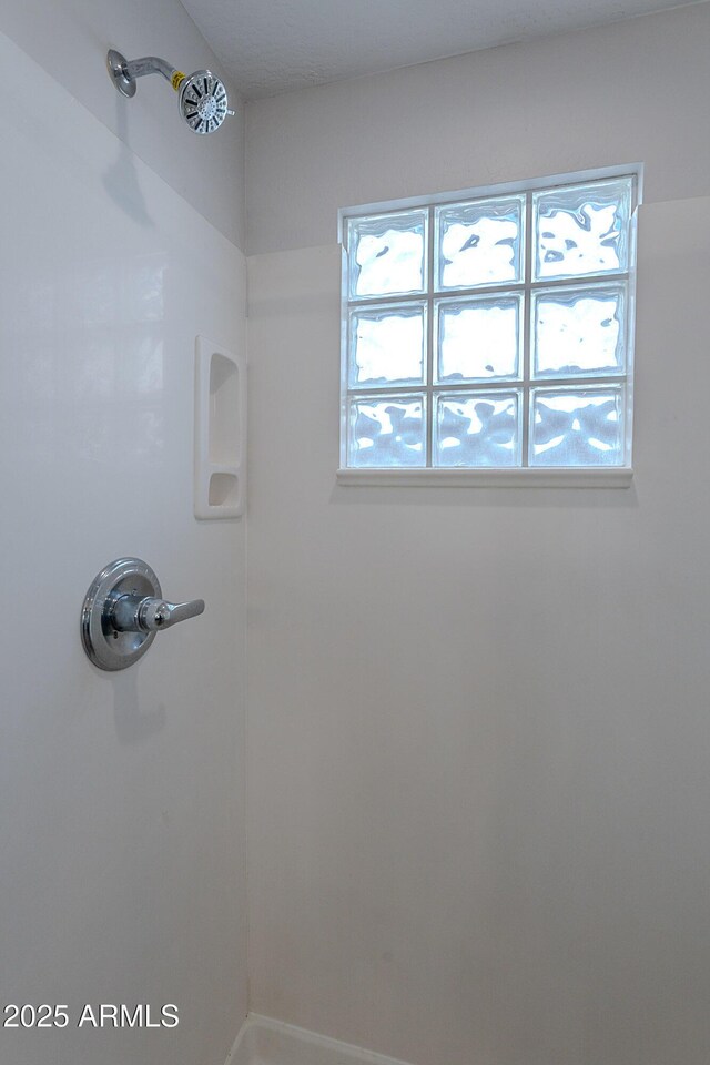 bathroom with walk in shower