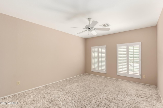 24907 S Lakestar Dr, Sun Lakes, AZ 85248 - empty room featuring carpet, ceiling fan, and baseboards