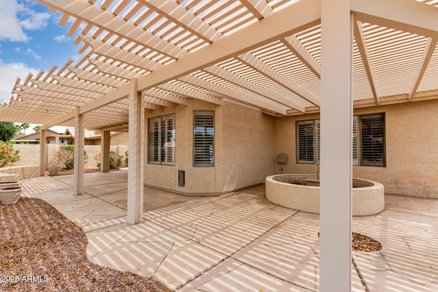 24907 S Lakestar Dr, Sun Lakes, AZ 85248 - view of patio with a pergola