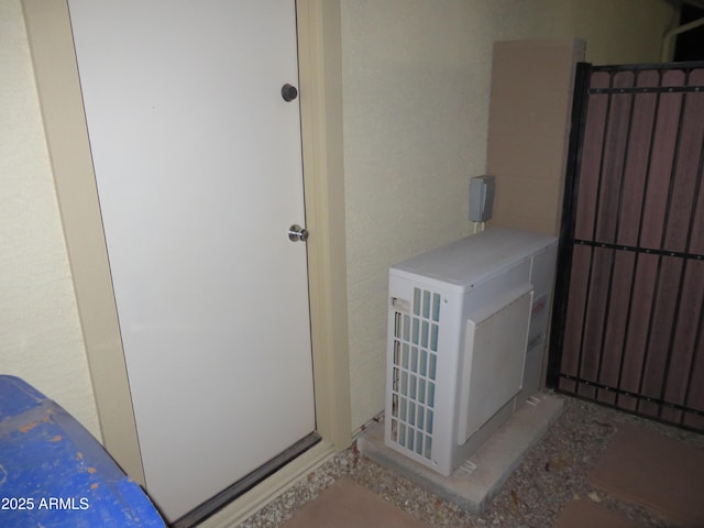 interior space featuring ac unit