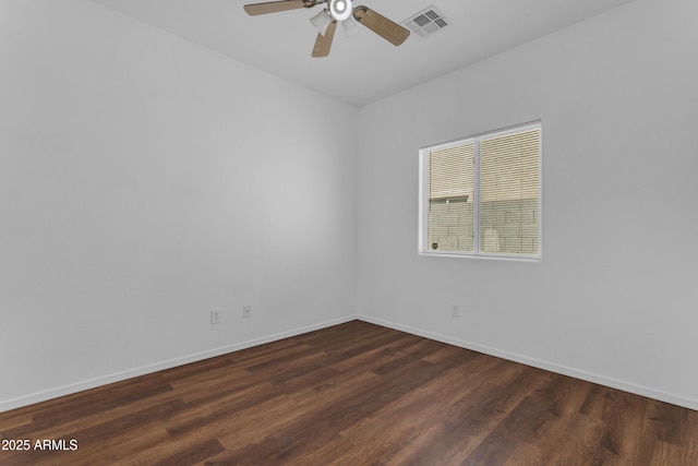 11630 W Jefferson St, Avondale, AZ 85323 - unfurnished room with dark wood-style floors and a ceiling fan