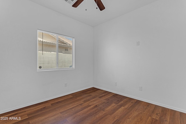 11630 W Jefferson St, Avondale, AZ 85323 - unfurnished room with dark wood-style floors and ceiling fan