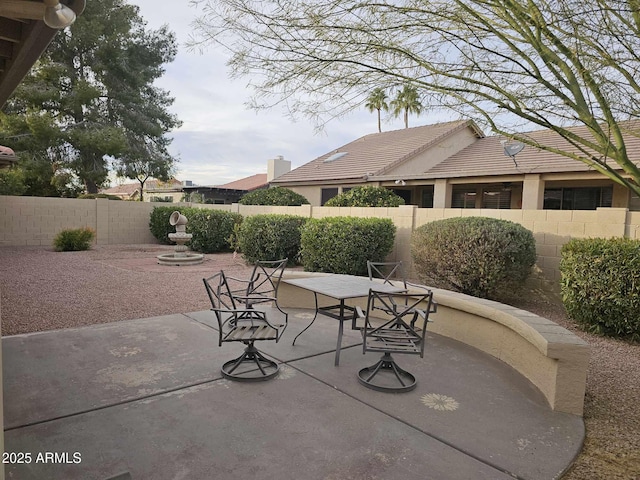 view of patio