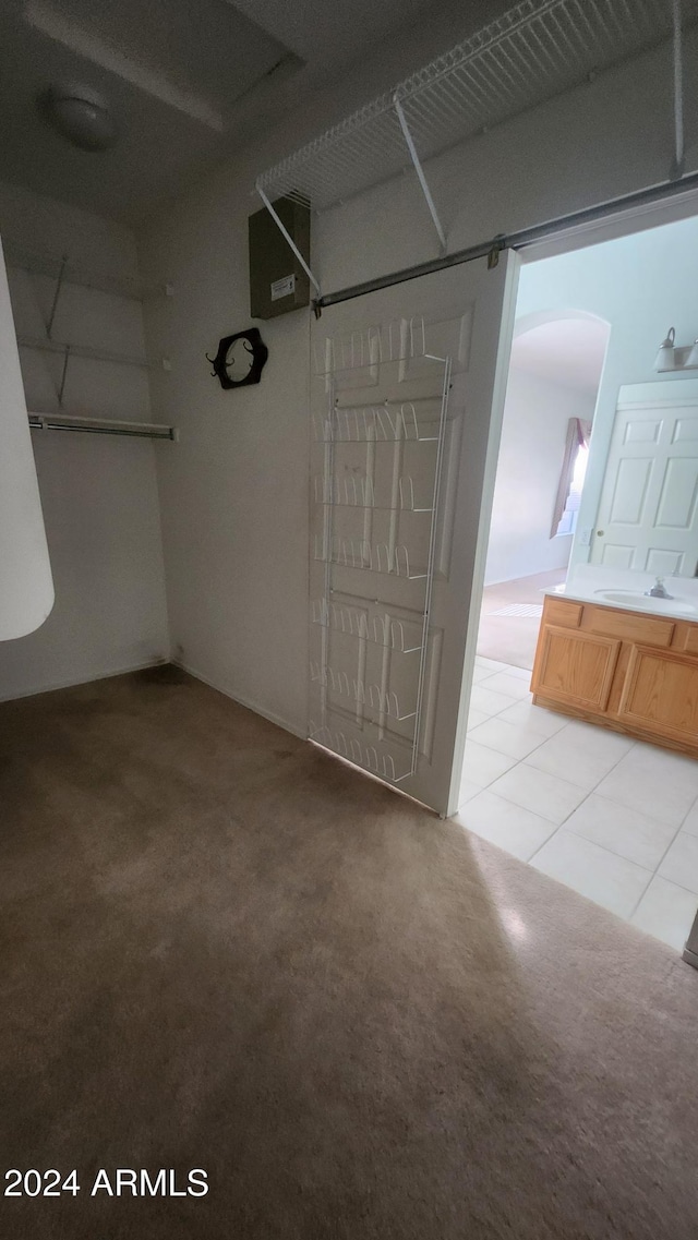 bathroom featuring tile patterned floors